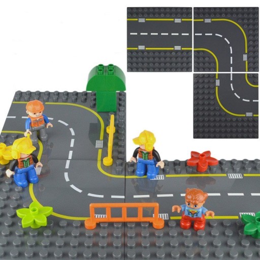 Stavebná doska uličného oblúka pre bloky Duplo
