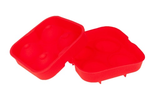 FORMA Forma na obrovské SILIKÓNOVÉ GULIČKY ĽADOVÉ KOCKY 5CM x4 na whisky
