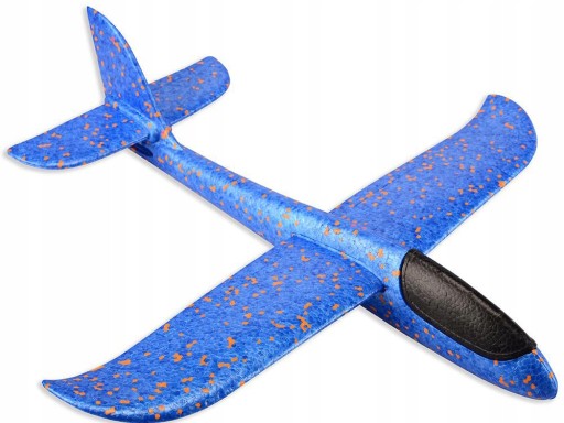 STYROFOAM LIETADLO VEĽKÝ KLZÁK ŠÍPKA Z STYROPINY 47cm MODRÁ