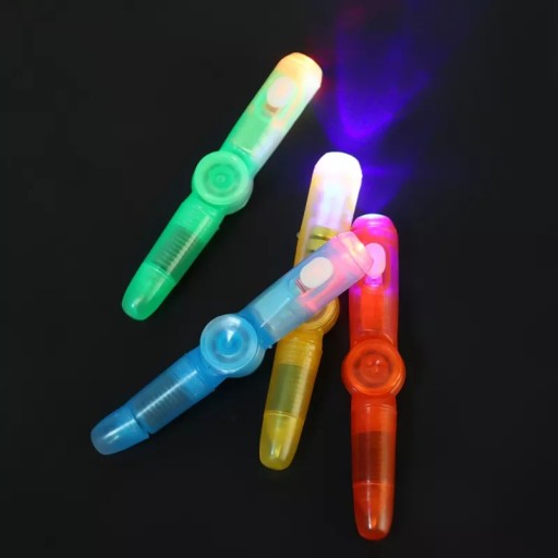 Fidget spinner Pop it svietiace trikové LED herné pero