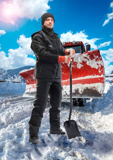Jesenná zimná pracovná čiapka, akryl 320 g/m2, podšívka NEO fleece