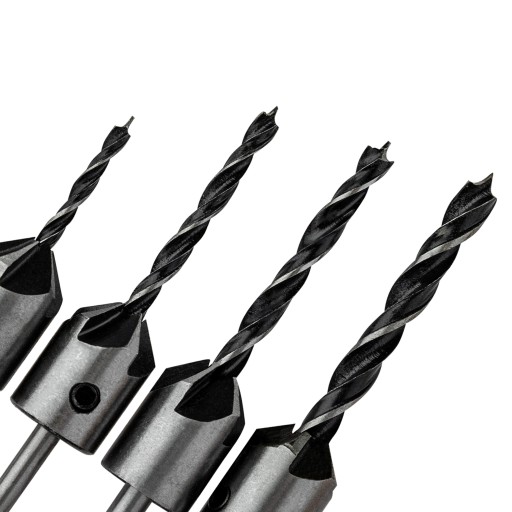 Sada vŕtačiek DRILLS so záhlbníkom do dreva 5 prvkov KVALITA