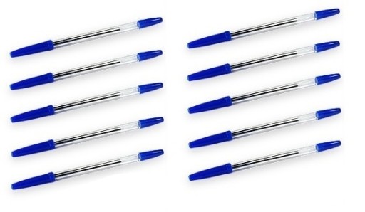 SADA guľôčkového pera Blue Crystal OKOffice 3 ks