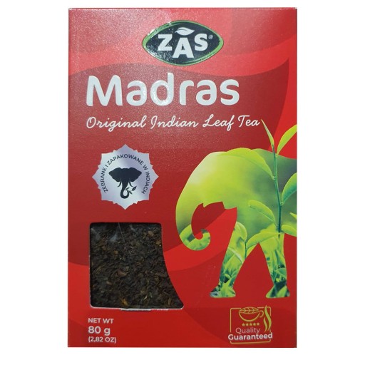 Zas Madras čierny listový čaj 80g