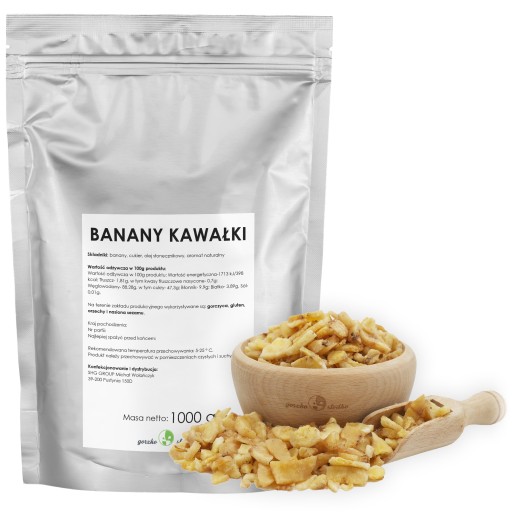 BANÁNY V KUSOCH banánová poleva 1kg