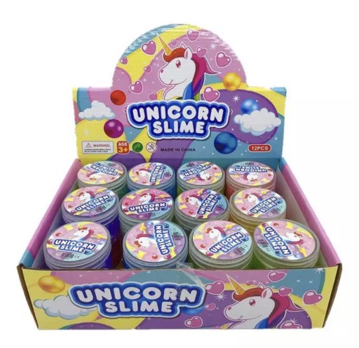 MAGIC SLIME TAHANIE HMOTY ELASTICKÝ GLETE JEDNOROŽCA ODVODŇOVACÍ PLAST
