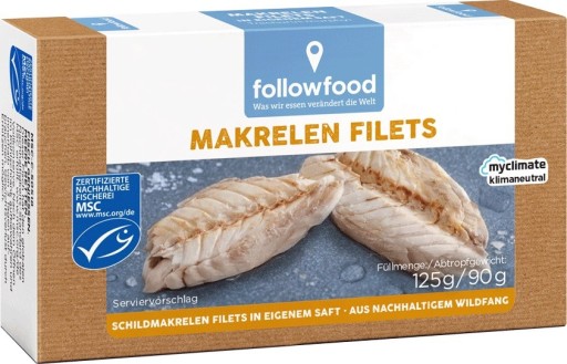 MSC Filety z makrely vo vlastnej omáčke 125 g (90 g) Followfood