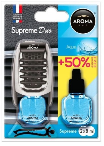 AROMA SUPREME DUO AQUA Osviežovač vzduchu do auta