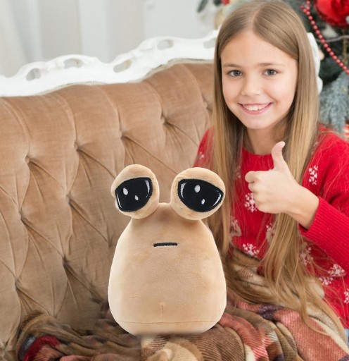 Plyšový maskot Pou Plyšová hra Zemiak Pou Roztomilý priateľ