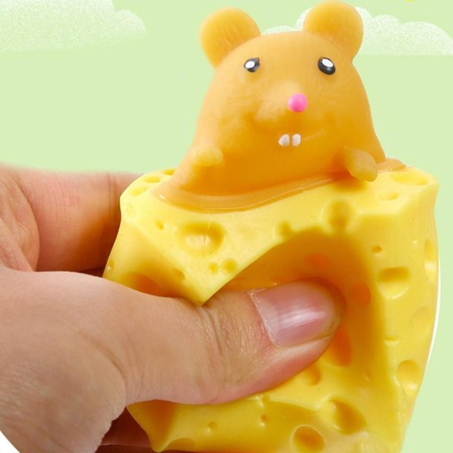 MOCHI SQUISHY SYROVÁ MYŠ GNIOTEK ANTISTRESOVÁ MYŠ