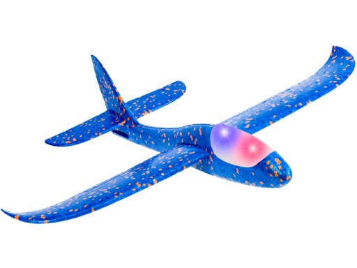 STYROPENOVÝ LIETADOVÝ KLUZÁK 47 CM SO SVIETIACI LED