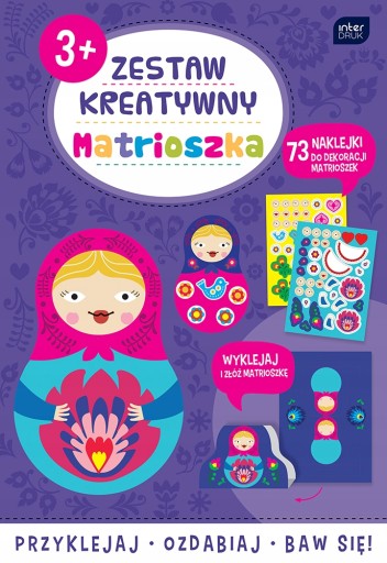 KREATÍVNA SÚPRAVA S NÁLEPMI INTERDRUK MATRIOSHKA