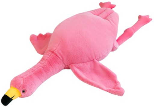 FLAMINGO 50CM VANKÚŠ MASKOT RUŽOVÝ E1399 EMAJ