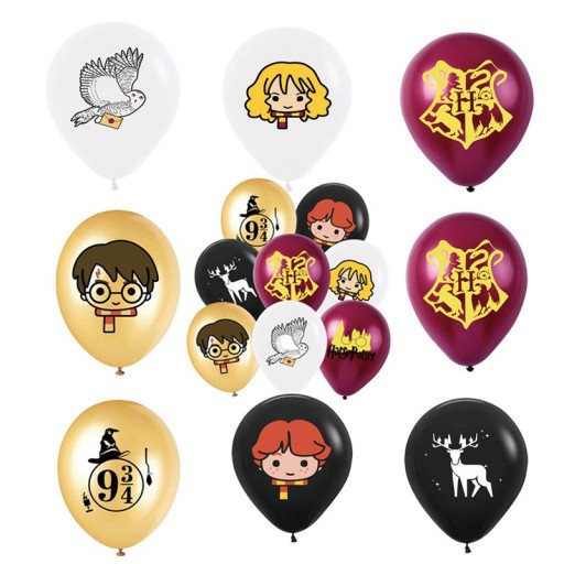 NARODENINOVÉ BALÓNY HARRY POTTER HOGWARTS TAJOMNÁ KOMORA NARODENINY 8 ks