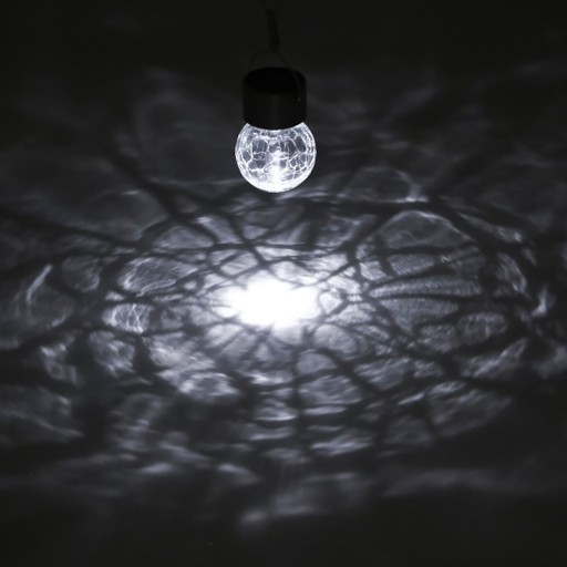 LED Záhradné svietidlo SOLÁRNE GUĽOVÉ ZÁSADNÉ SKLENENÉ GUĽOVÉ LAMP