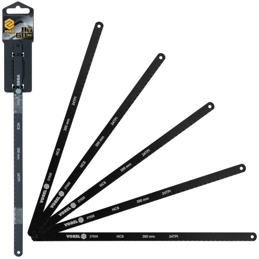 PÍLOVÝ LIST NA KOV 300mm 24 TPI NA PÍLOVÉ GULE 5 KS VOREL