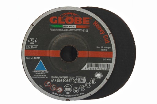 GLOBE 125x3,2 hliníkový a medený rezací kotúč