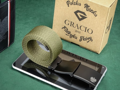 PÁNSKY Opasok Gracio Khaki 105cm Military