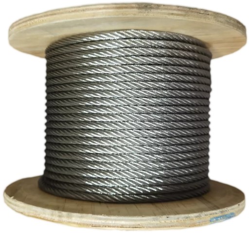 Oceľové lano pozinkované, 2 mm, väzba 6x7, POZINKOVANÉ, 261 kg