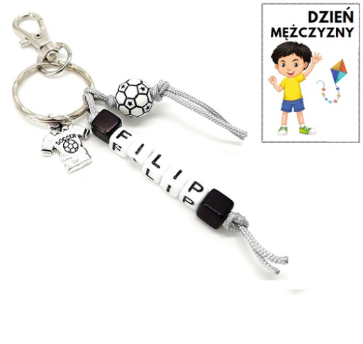 Kľúčenka s menom ples tričko darček chlapec škola s