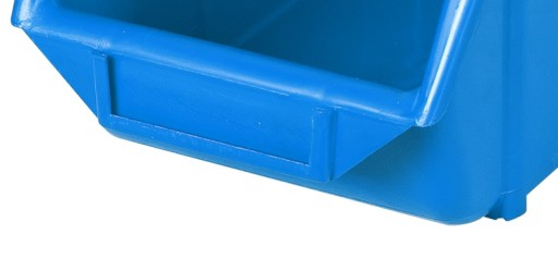 Modrý skladovací kontajner 160x250x29mm 35531N