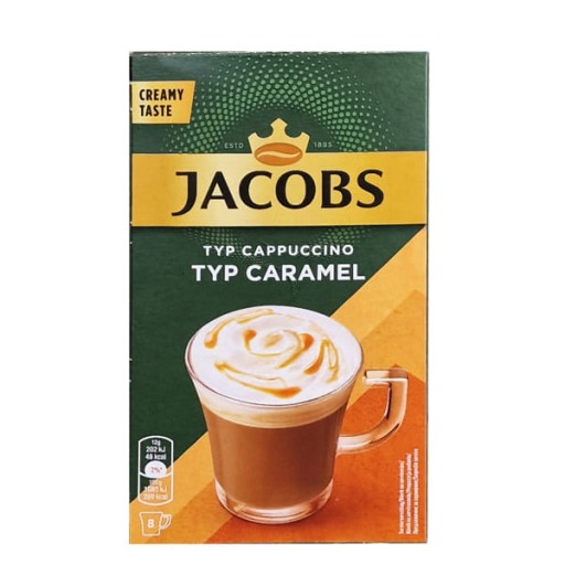 Displej Jacobs Cappuccino Caramel 8x12g