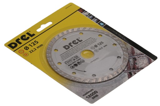 DIAMANTOVÝ KOTÚČ NA SUCHÉ REZANIE 125 mm TURBO