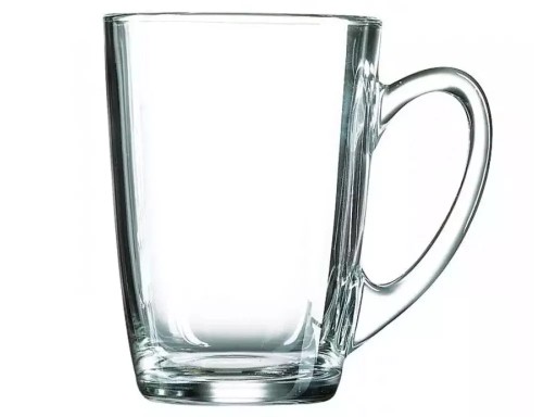 Nový Morning Luminarc priehľadný sklenený hrnček 320 ml sklo