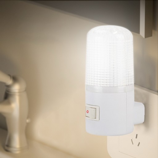 LED NOČNÁ LAMPA PRE KONTAKTNÉ VÝKONNÉ BIELE SVETLO