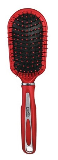 Kolekcia REED RED Oválna kefa na vlasy s guličkovými PVC ihličkami