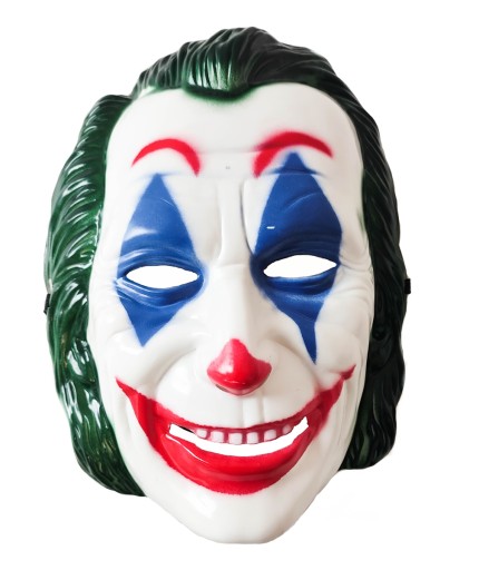 PLASTOVÁ MASKA JOKER BATMAN HALLOWEENSKÝ KARNEVAL