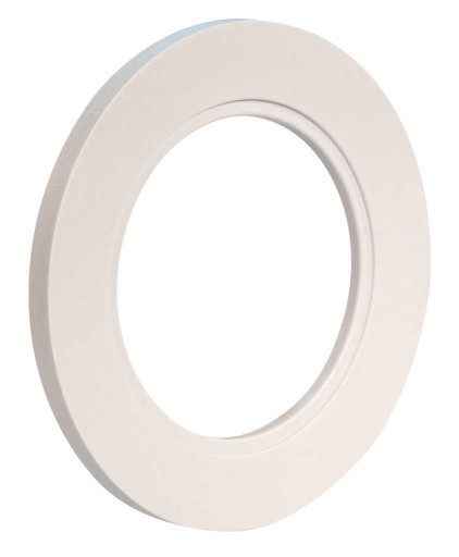 KONEKTO okrúhly biely LED rám LSR-BO-X1