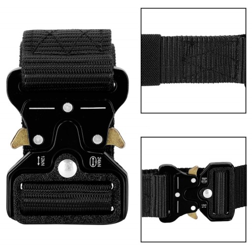 TAKTICKÝ PÁS vojenský opasok SURVIVAL QR BUCKLE STRONG na nohavice