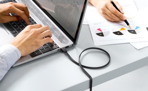 LAN ETHERNET PLOCHÝ LAN KÁBEL SFTP CAT7 3M