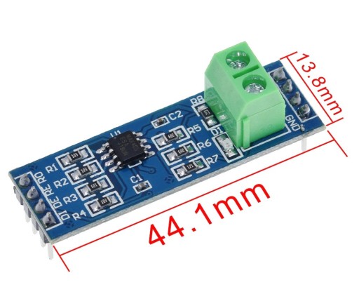588 MAX485 TTL UART RS485 Arduino modul prevodníka
