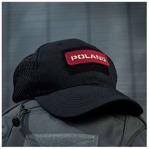 PATCH POLAND LASER suchý zips M-Tac 25x80 RED FLUO