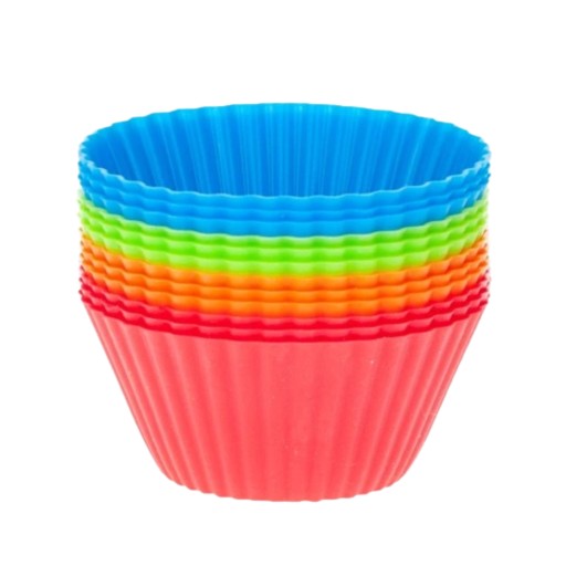 Silikónová forma na košíčky, muffiny a podložky na košíčky