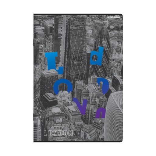 Top2000 notebook s mäkkým krytom Line A5 60K