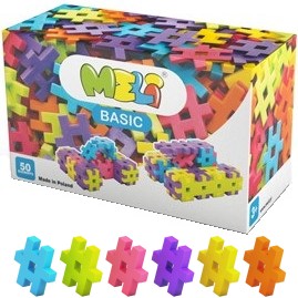 STAVEBNÉ BLOKY Kreatívne oblátky MELI Basic 50