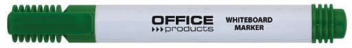 Office Products zelený za sucha stierateľný popisovač na biele tabule, okrúhly