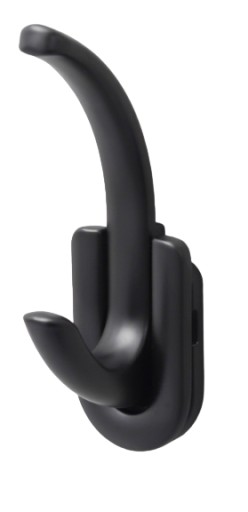 Vešiak na nábytok Hook Black