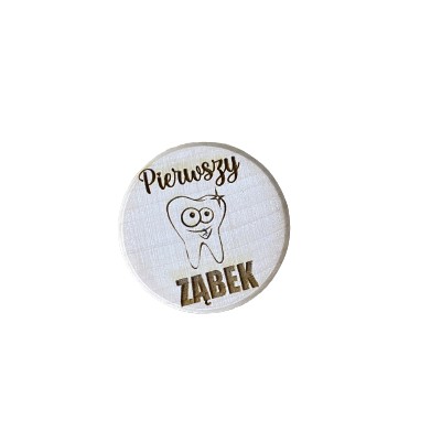 Drevená nádobka na prvý zúbok