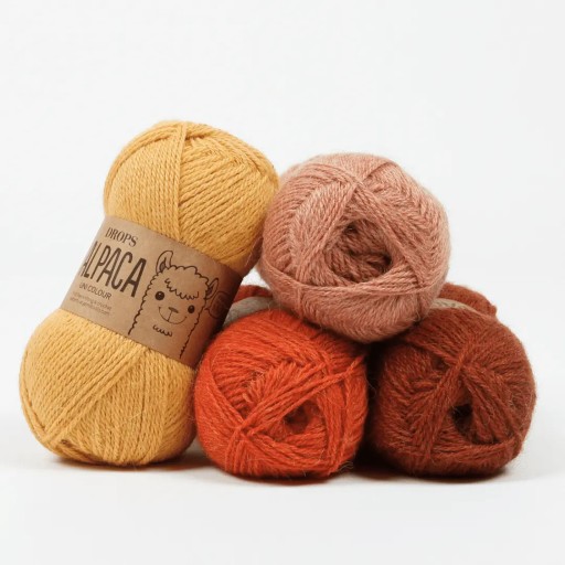 100% priadza z alpaky - ALPACA - DROPS 50g - 4434-ametyst