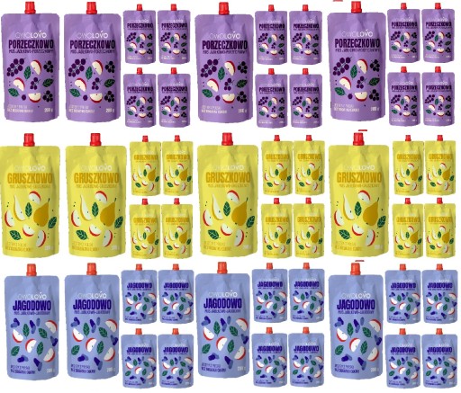 Owolovo čučoriedkové jablkovo-čučoriedkové pyré 200 g