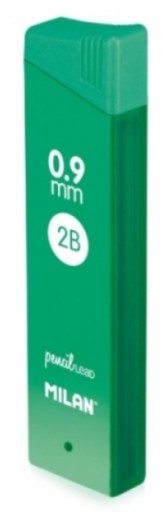 Olovené ceruzky Milan náplne 2B púzdro 0,9 mm