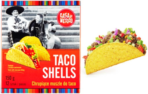 MEXICO TACO SHELLS 12 ks 150g Casa de Mexico
