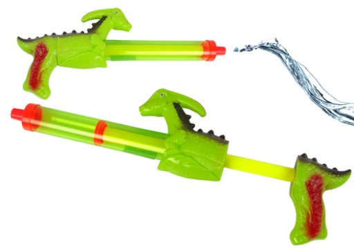 Vodná pištoľ 40 cm Dinosaur Green Garden
