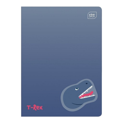 16-listový štvorčekový zápisník Dinosaurs Interprint