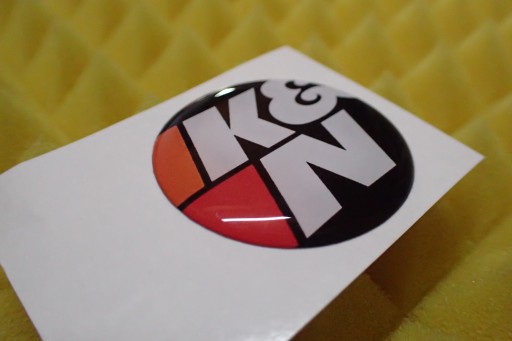 NÁLEPKA K&N 3D NÁLEPKA 4 x 4 cm