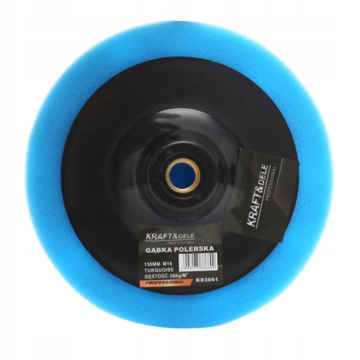 LEŠTIACA HUBKA VLNITÁ 150MM ZÁVIT M14 MODRÁ